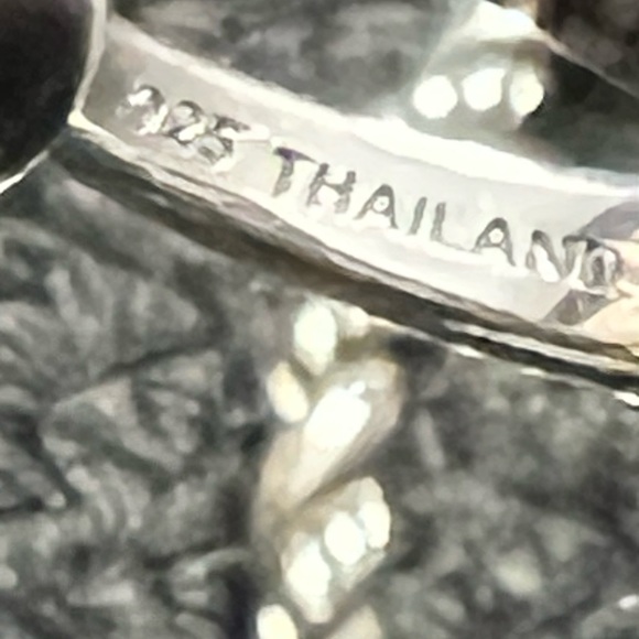 Stearling silver bracelet and ring - Picture 3 of 6